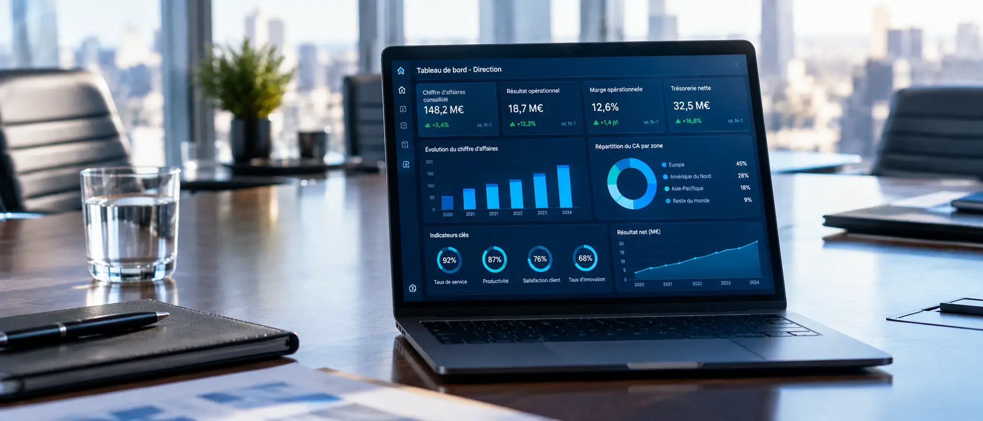 Reporting financier industriel
